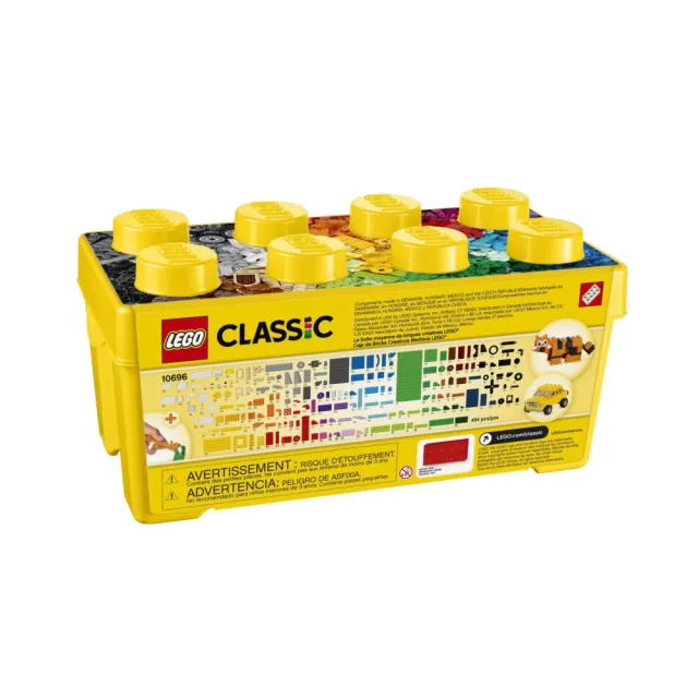 【LEGO 樂高】經典套裝 10696 樂高中型創意拼砌盒桶(積木 玩具)