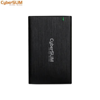 【CyberSLIM】B25U31 2.5吋硬碟外接盒 黑色 Type-c(usb3.1傳輸)