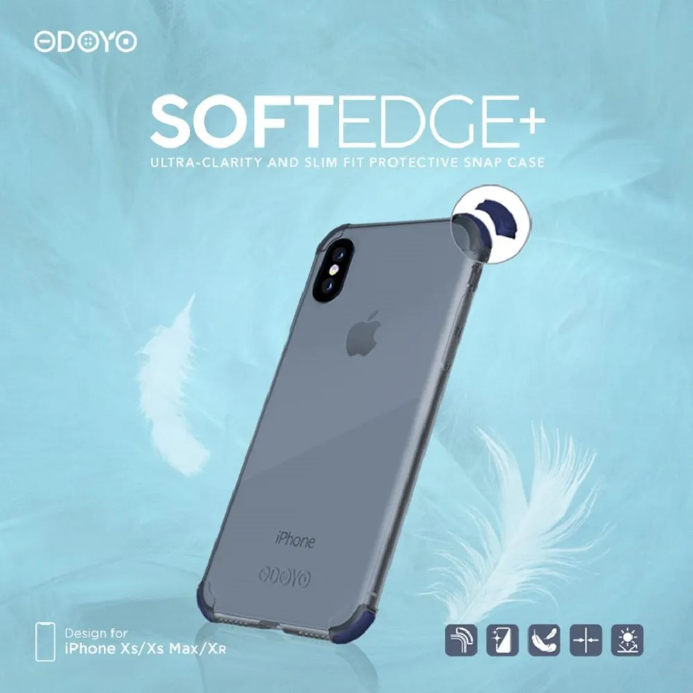 【ODOYO】iPhone Xs Max 6.5吋 Soft Edge+ 保護殼