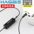【HAGiBiS 海備思】車用/家庭音響3.5mmAUX音頻電波干擾降噪隔離器