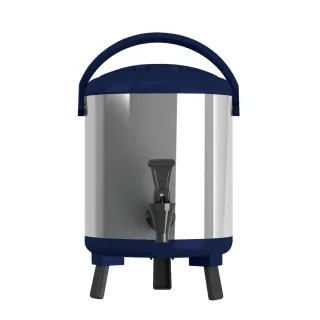 【渥思】日式不鏽鋼保溫保冷茶桶-8公升-寶石藍(茶桶.保溫.不鏽鋼)