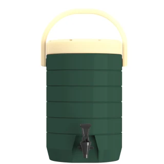 【渥思】304不鏽鋼內膽保溫保冷茶桶-17公升-孔雀綠(茶桶.保溫.不鏽鋼)