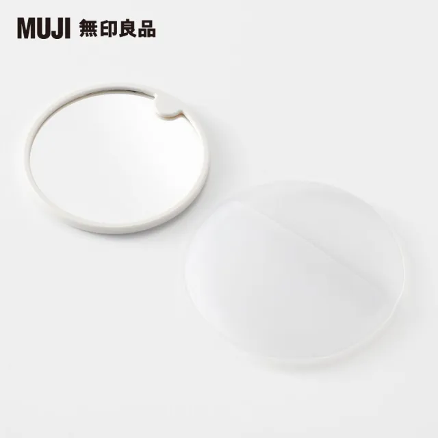 【MUJI 無印良品】聚苯乙烯圓型便攜鏡/直徑約60mm