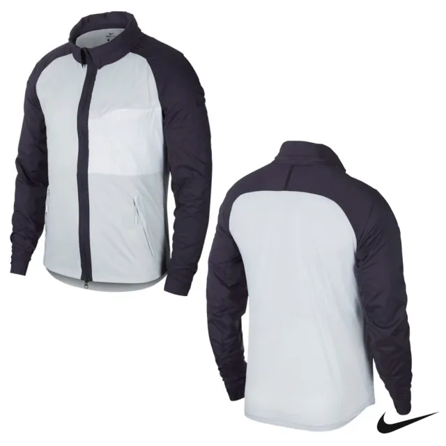 【NIKE 耐吉】Nike Golf Shield Jacket 男高爾夫防風外套 藍 淺灰 AJ5445-043