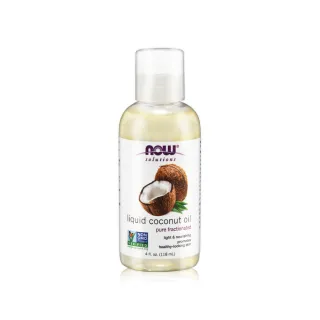 【NOW】椰子基底油Liquid Coconut Oil(4oz/118ml)