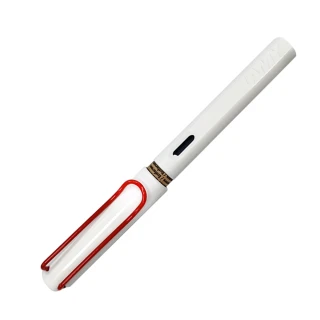 【LAMY】SAFARI 狩獵系列 鋼筆 亮面白色復古紅夾(19)