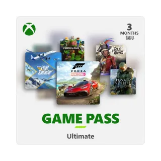 【Microsoft 微軟】XBOX Game Pass 3個月訂閱卡終極版含LiveGold金會員- ESD 數位下載版