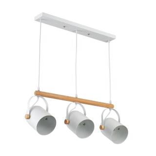 【華燈市】馬拉巴三燈吊燈-白(燈飾燈具/餐吊燈/餐廳燈/房間燈/客廳燈)