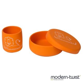 【Modern Twist】最高等級矽膠兒童杯碗套組