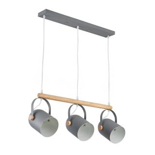 【華燈市】馬拉巴三燈吊燈-灰(燈飾燈具/餐吊燈/餐廳燈/房間燈/客廳燈)