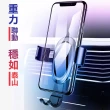 【晨品】USAMS 智能重力車用手機支架 玻璃+合金創新款(買一送一.2入組)