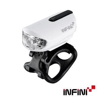 【INFINI】OLLEY I-210P 3W高亮度超輕量USB充電單車前燈/頭燈-白
