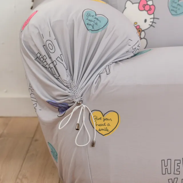 【格藍傢飾】Hello Kitty 凱蒂貓 涼感彈性沙發套-1人座(7款可選)