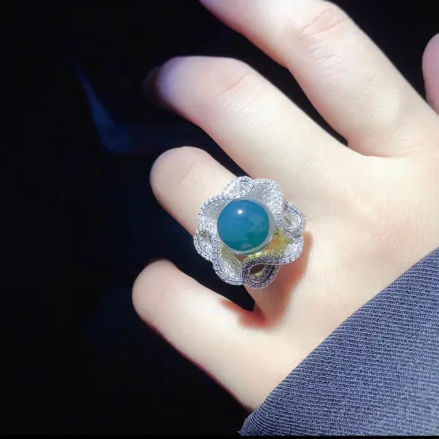 【勝弘珠寶】多明尼加藍珀銀河之星戒指