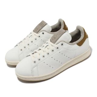 【adidas 愛迪達】休閒鞋 Stan Smith 男鞋 女鞋 白 棕 皮革 運動鞋 三葉草 愛迪達(ID2031)