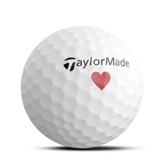 【TaylorMade】TP5 Heart SYMBOL 高爾夫球｜限量愛心圖案(職業級彈道渦旋設計｜5層球)