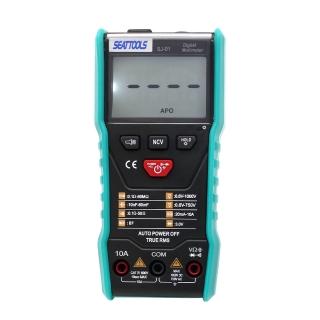 【工具王】自動量程 數字萬用表 通斷測量 交直流電流 智慧數字表 630-SJ-01(智慧萬用電錶 電工家用電表)