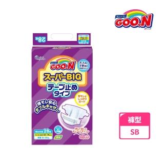 福利品【GOO.N】日本大王境內版加大 黏貼型SB 28片x4