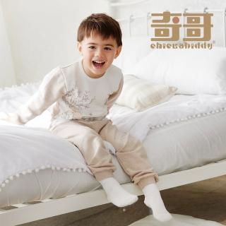 【奇哥官方旗艦】比得兔 童話比得長袖側開套裝/睡衣/居家服 3-4歲(2色選擇)