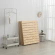 【好氣氛家居】MIT摺疊免安裝收納木質單人床架+床墊組(午休床/宿舍床/客房床)