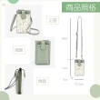 【BAGGLY&CO】田園風文青小花側肩斜背手機包(三色)