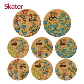 【Skater】軟木塞杯墊4入組(玩具總動員*2)