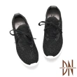 【DN】璀璨樂活 滿鑽針織綁帶輕量休閒鞋(黑)