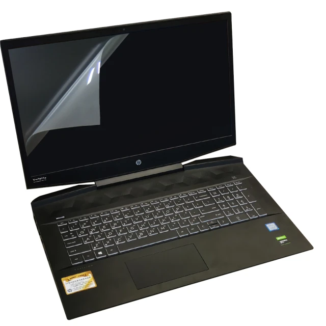 【Ezstick】HP Gaming 17-cd0013TX 靜電式筆電LCD液晶螢幕貼(可選鏡面或霧面)