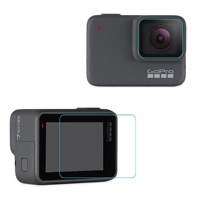 【Qii】GoPro HERO 7 Silver/White 玻璃貼(鏡頭+螢幕)