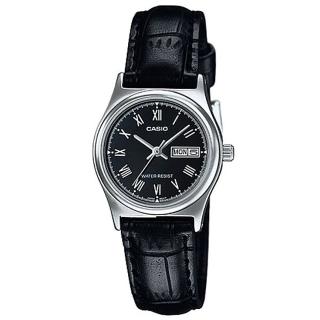 【CASIO 卡西歐】經典英倫復古日期顯示指標皮帶男/女錶(多款任選)