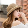 【Emi 艾迷】韓系氣質仙女簡約繫繩 遮陽帽 草帽