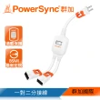 【PowerSync 群加】2P 一對二抗搖擺分接線(TS2WB003)
