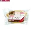 【Tiamo】102無漂白咖啡濾紙2-4人100枚*3袋(HG3255-2)
