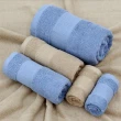 【簡單工房】美國棉雅緻緞檔浴巾(共2色  台灣製)