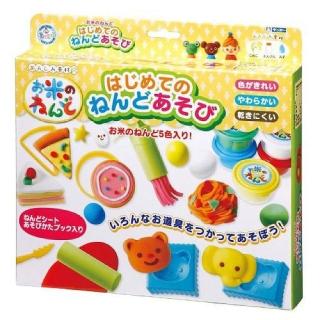 【日本銀鳥】天然無毒米黏土初學者套裝組益智教育玩具(臺灣正版代理)