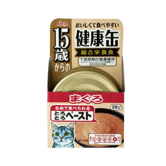 【Aixia 愛喜雅】健康缶主食貓罐 40g*24罐組(貓主食罐 全齡貓)
