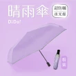 【DiDa 雨傘】晴雨兩用自動傘(黑膠/防曬/反光條/安全)