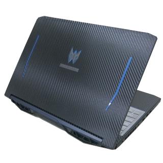 【Ezstick】ACER Predator PH315-52 黑色立體紋機身貼(含上蓋貼、鍵盤週圍貼)