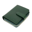 【OMC•植鞣革】風琴式卡夾牛皮短夾95170(綠色)