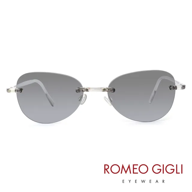 【Romeo Gigli】義大利個性透明感造型太陽眼鏡(黑-RG210-2i6)
