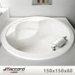 【JTAccord 台灣吉田】T-002-150 嵌入式圓形壓克力浴缸(150cm空缸)