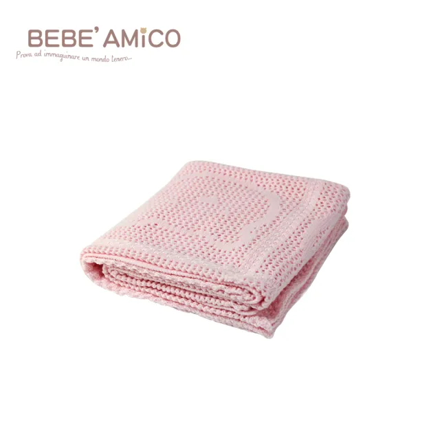 【BEBE AMICO】鏤空編織透氣好眠毯(3色)