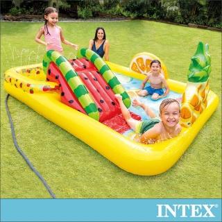 【INTEX】水果樂園遊戲池/戲水池244x191cm 適用2歲+(57158)