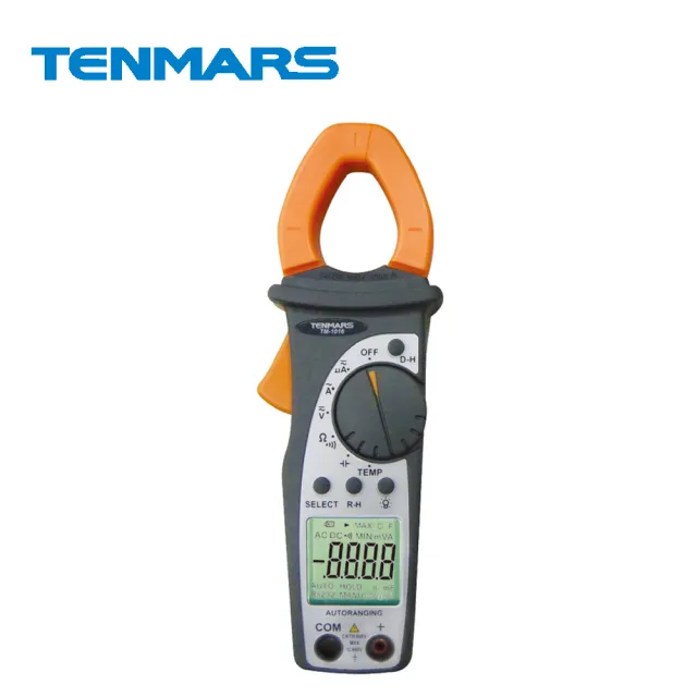 【Tenmars 泰瑪斯】自動換檔HVAC鉤錶 TM-1016 冷凍空調專用(冷凍空調專用鉤錶 鉤錶)