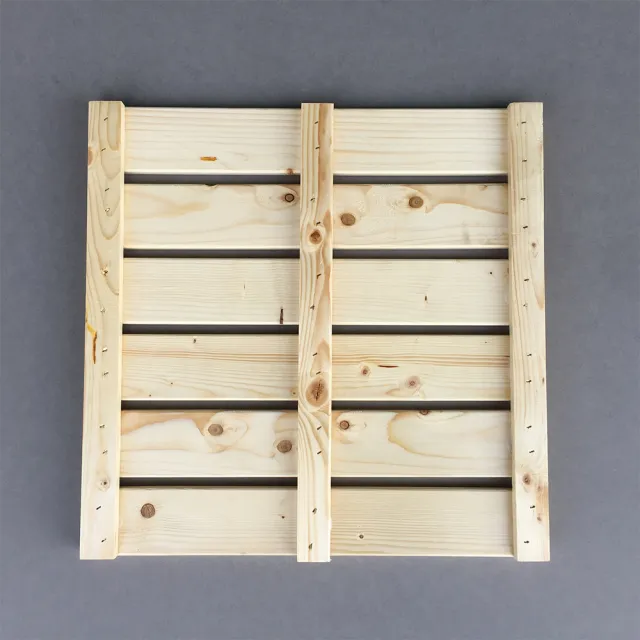 【沃克嚴選】實木踏板-原木色 45*45*2.7cm 8片