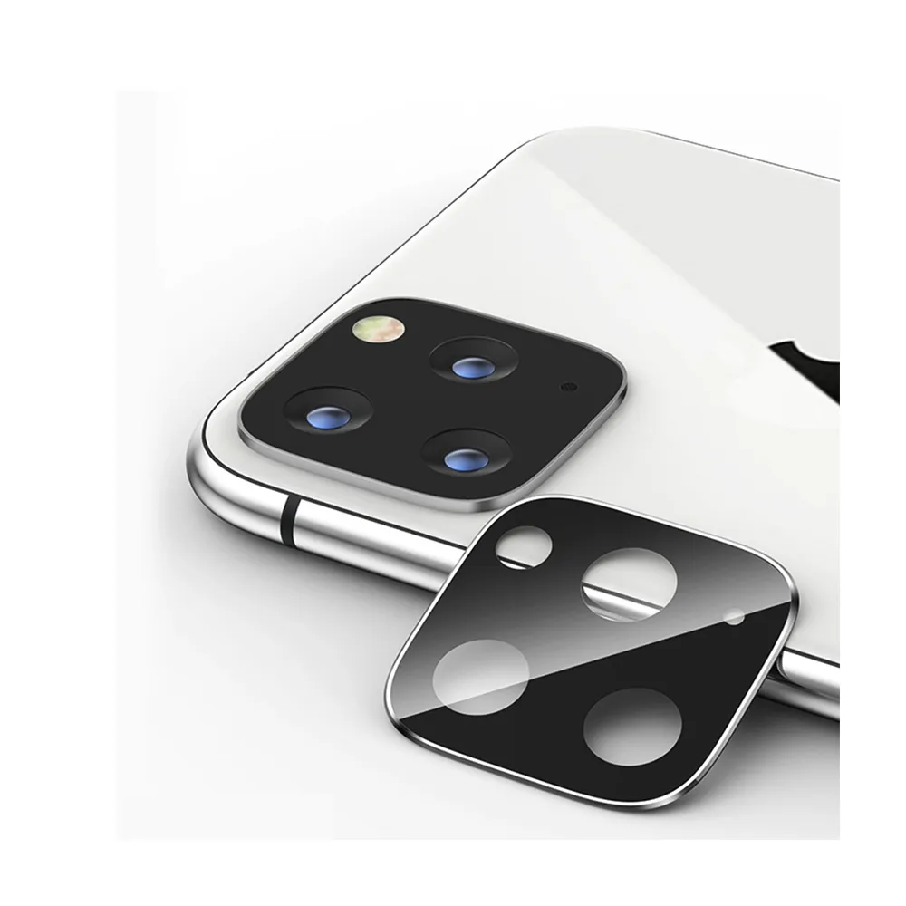 iPhone 11 Pro 保護貼手機金屬質感手機鏡頭框(iPhone11Pro鋼化膜 iPhone11Pro保護貼)