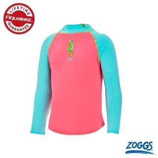 【Zoggs】幼童海馬遊樂園永久抗氯長袖防曬衣(小童泳衣/小童泳裝/學生泳衣/女童泳衣/防曬)