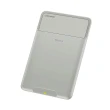 【BASEUS】倍思矽膠多功能手機背貼便攜卡袋/工作證悠遊卡門禁卡收納卡夾套(淺灰色)
