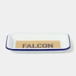 【Falcon】獵鷹琺瑯 琺瑯托盤 琺瑯盤 長方形盤 小托盤 藍白19.5cm
