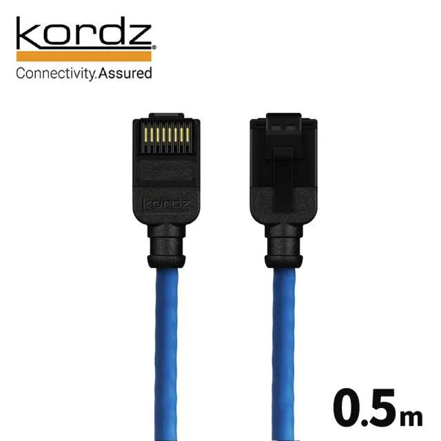 【Kordz】PRO CAT6 28AWG極細高速網路線(藍色0.5米)